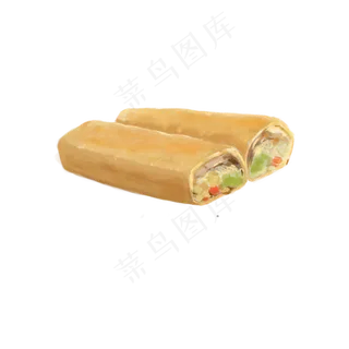 当地特色食物角饼筒手绘