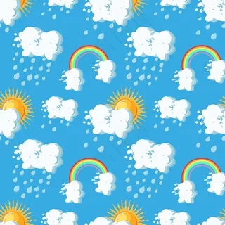 夏季天气，阳光明媚，