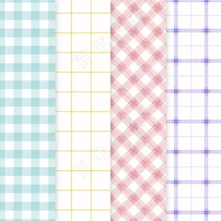 粉彩方格图案系列