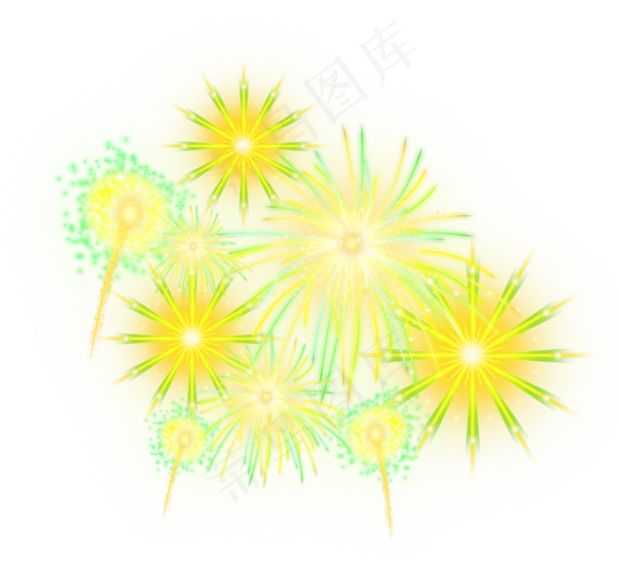 个性彩色舞台烟花(2500X2500(DPI:300))psd模版下载