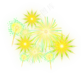 个性彩色舞台烟花