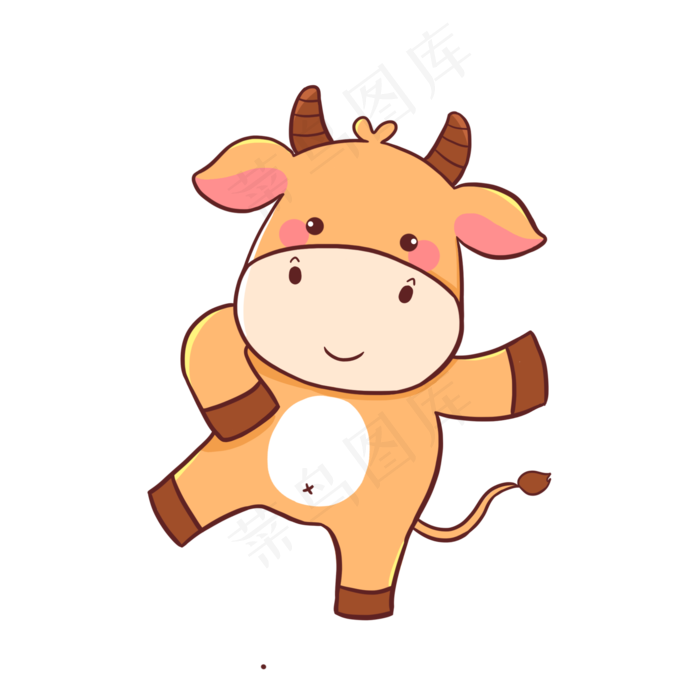 卡通牛素材