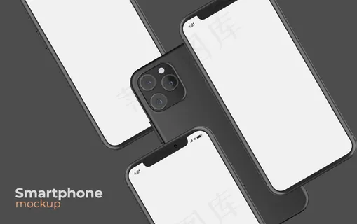 等距智能手机模型样机