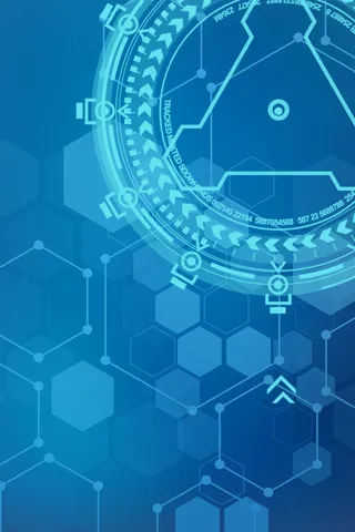 蓝色科技感医学技术