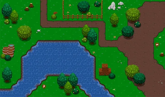 River top down游戏平铺集