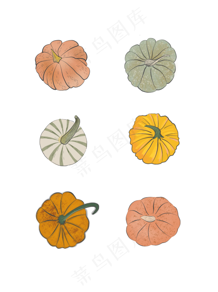 秋天蔬菜南瓜(3072X4107(DPI:150))psd模版下载