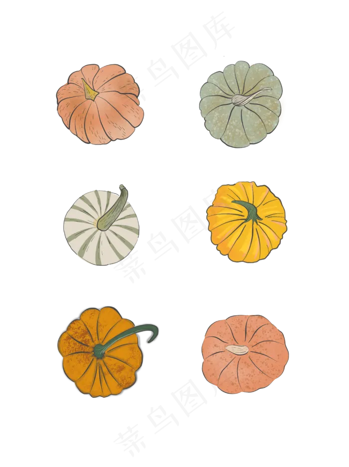 秋天蔬菜南瓜(3072X4107(DPI:150))psd模版下载