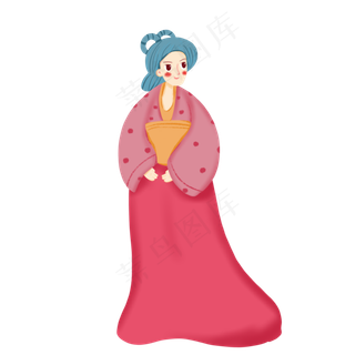 中秋节卡通嫦娥设计元素