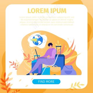 预订机票服务向量网站