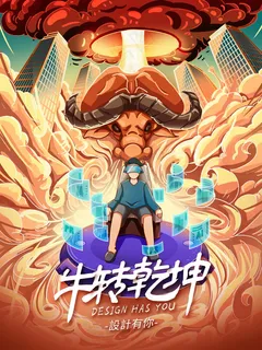 牛年插画 牛年海报 新春海报