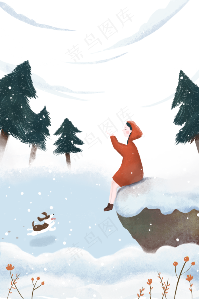 冬季小雪立冬(3545X5315(DPI:132))psd模版下载