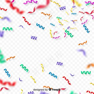 逼真的彩色纸屑背景