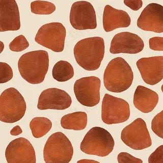 水彩画动物图案