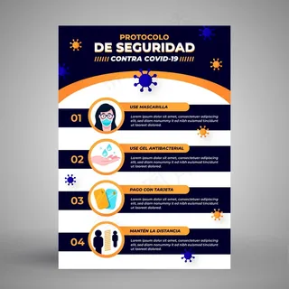 冠状病毒预防方案海报模板