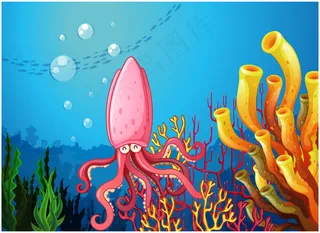 海底章鱼