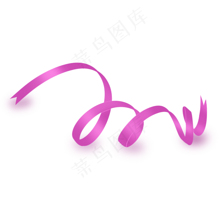 紫色唯美丝带飘带彩带