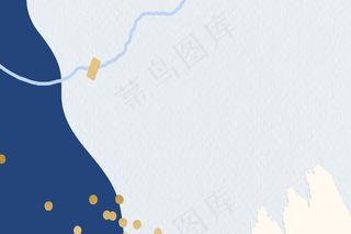 孟菲斯图案蓝色背景