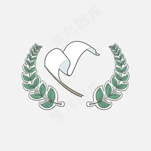 正义观手绘插图