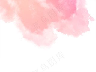 装饰柔和的粉红色水彩纹理背景