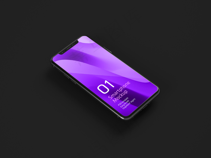 黑暗移动设备模型样机