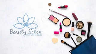 顶视图美容院概念