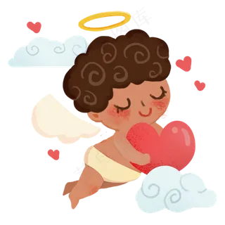 爱神丘比特爱心情人节