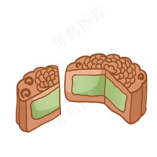 绿豆沙中秋月饼