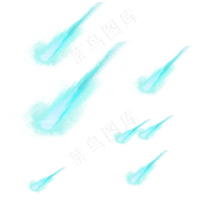 蓝色七夕夜空许愿流星(2000*2000px 300 dpi )psd模版下载