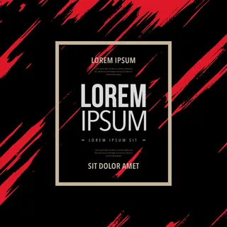 现代垃圾画笔笔刷背景