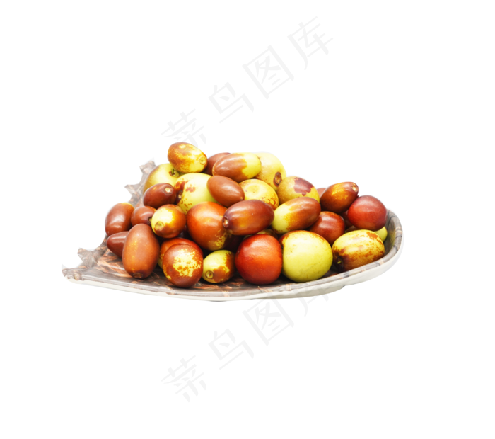 果盘装冬枣食物(3000X3000(DPI:300))