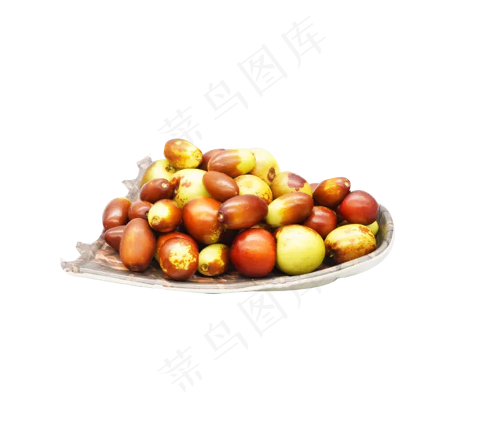 果盘装冬枣食物(3000X3000(DPI:300))