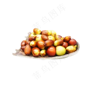 果盘装冬枣食物