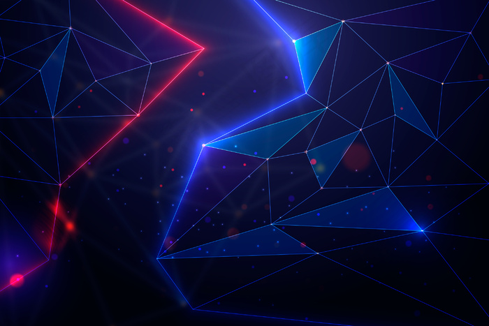 抽象现实技术粒子背景