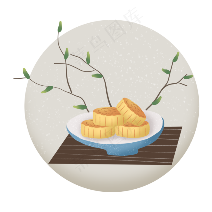 中秋节中秋佳节月饼