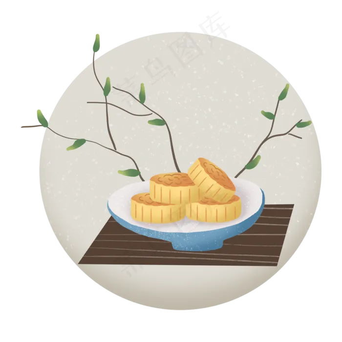 中秋节中秋佳节月饼(2362X2362(DPI:300))psd模版下载