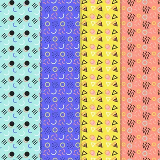 孟菲斯图案系列