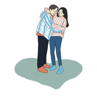 情人节情侣虐狗简洁可爱表情PN