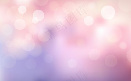 抽象的模糊背景和镜头在粉红色和紫色上闪烁