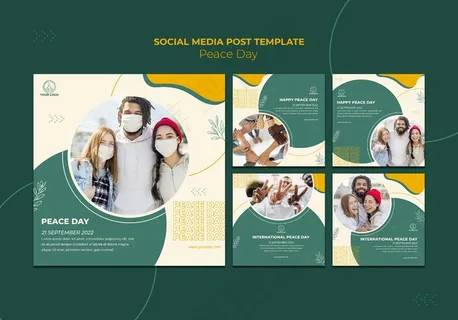 Instagram国际和平日帖子集