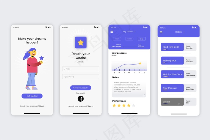 目标和习惯跟踪应用程序
