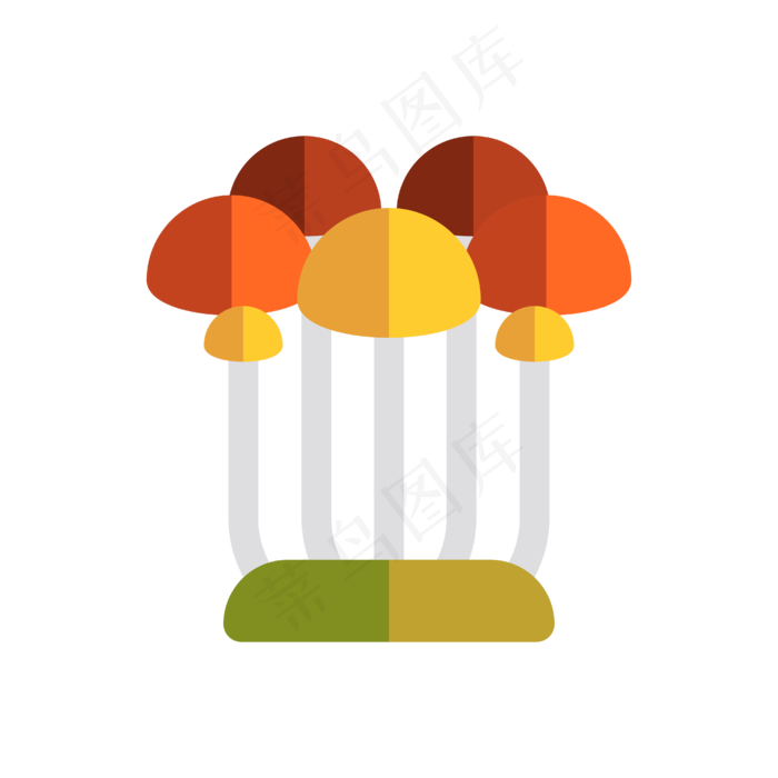 立秋卡通风矢量美食元素