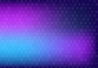 抽象的未来设计背景与六边形图案设计作品。