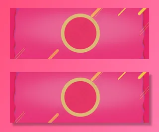 双十二扁平蓝色banner