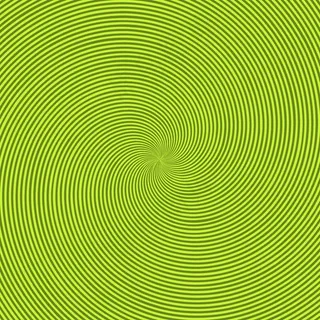 绿色辐射背景，带有圆形漩涡、螺旋或扭曲