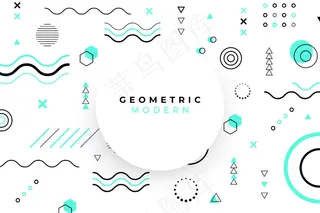 平面设计几何背景