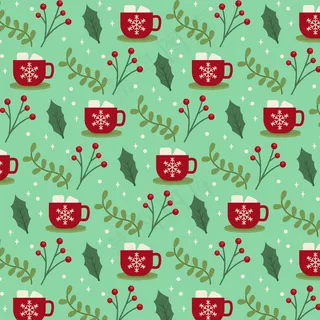 平面设计圣诞图案