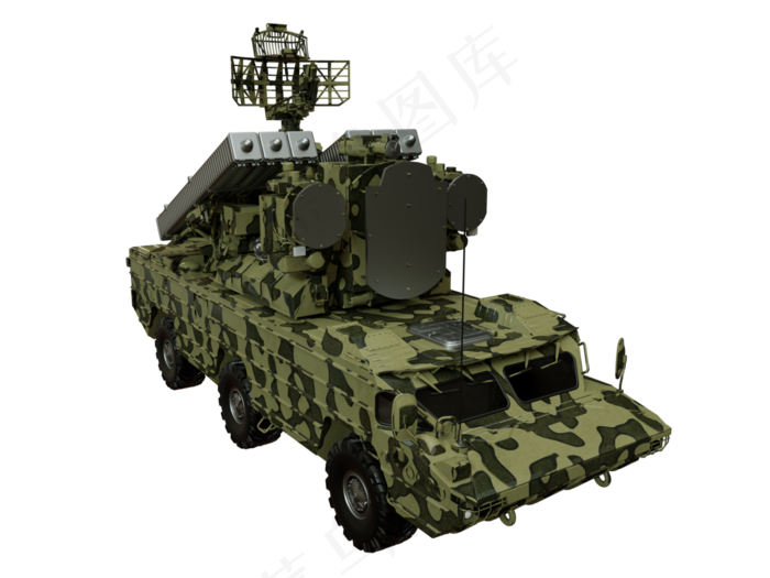 近程导弹防空车