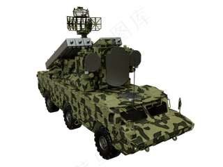 近程导弹防空车