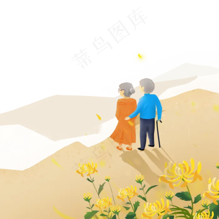 重阳登高敬老赏菊(2000X2000(DPI:300))psd模版下载