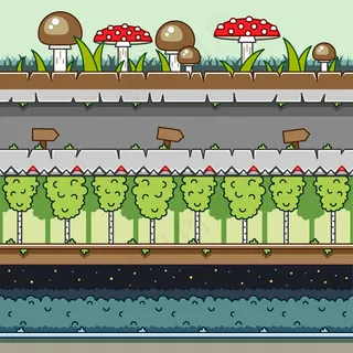 视频游戏的视差背景